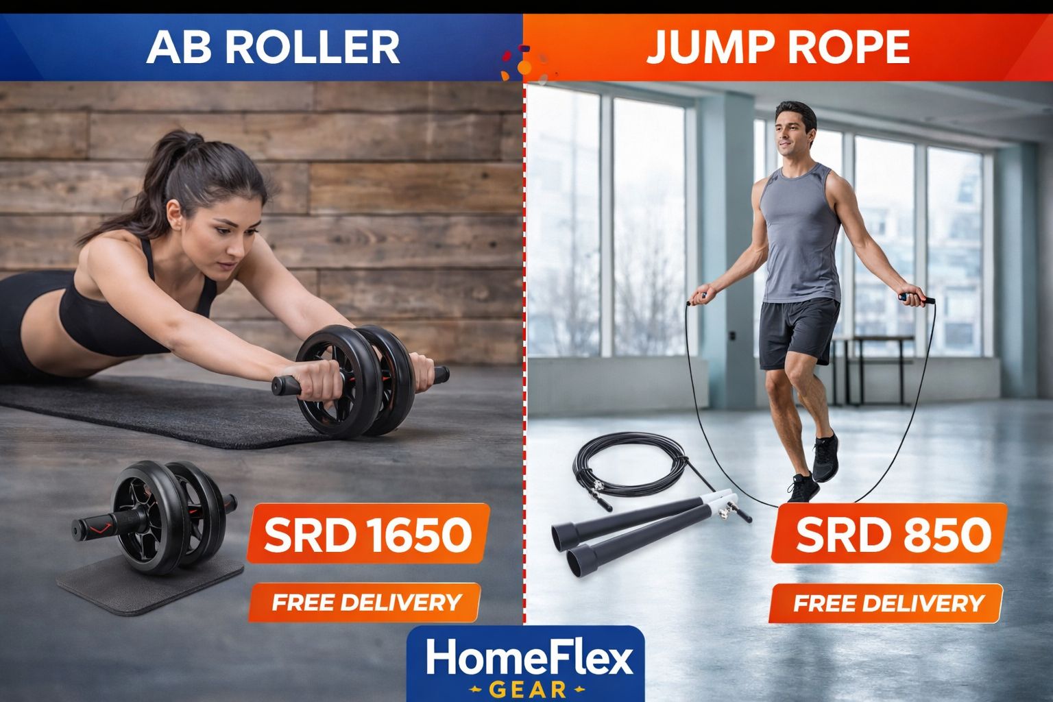 HomeFlex Gear Facebook ad