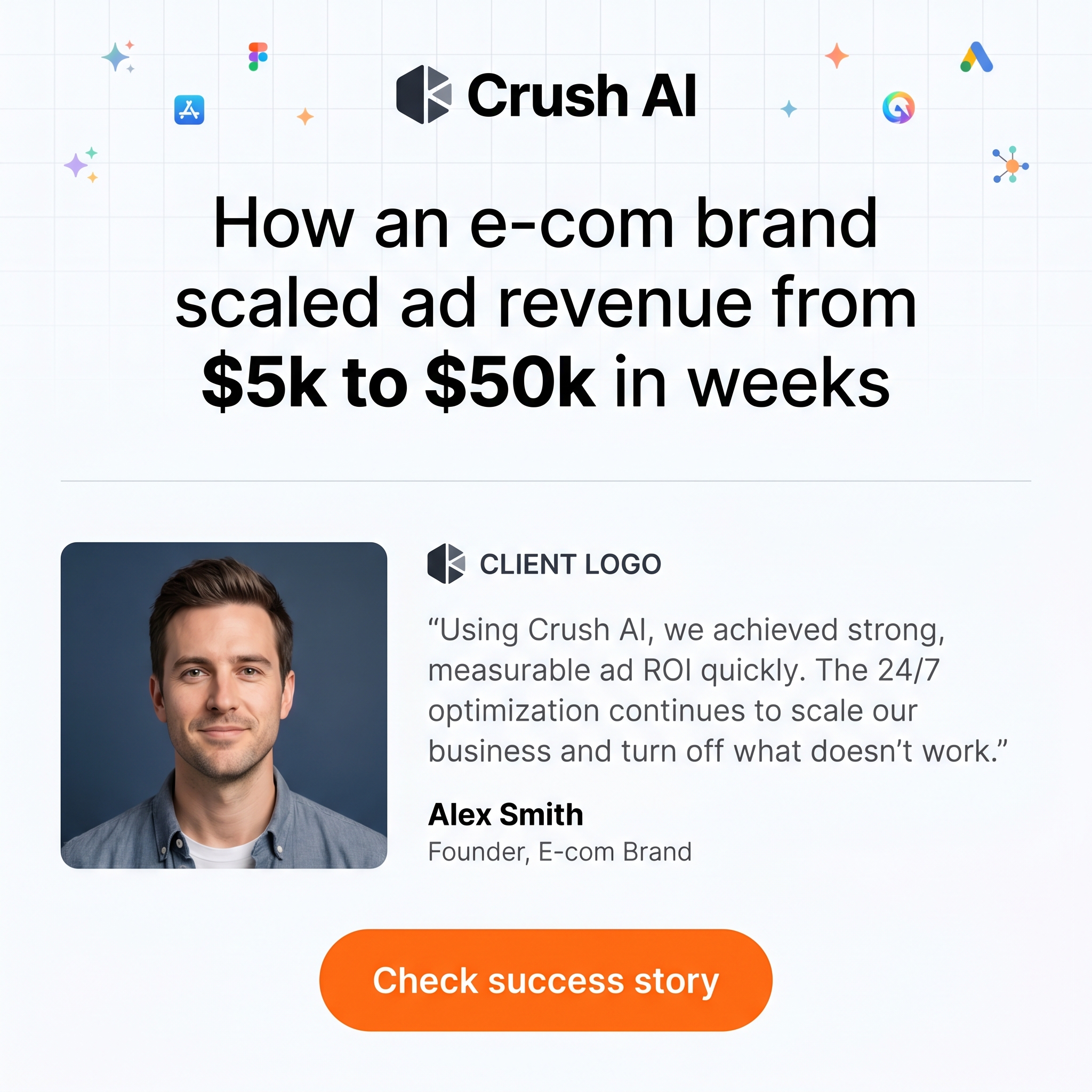 trycrush.ai Facebook ad
