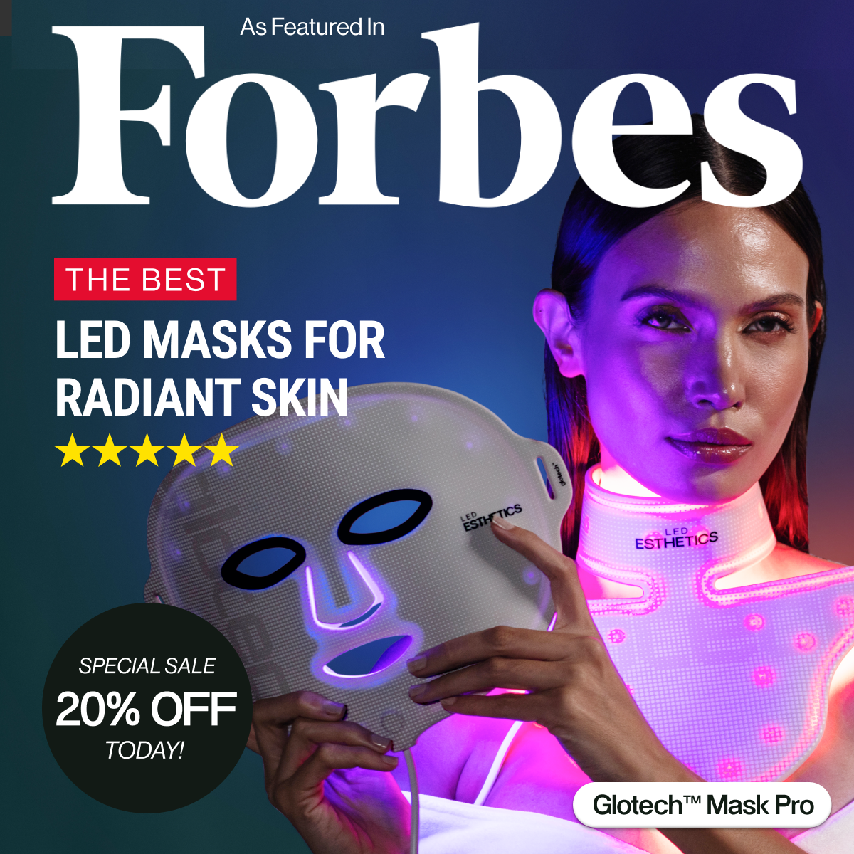 LED Esthetics Facebook ad from Jul 14, 2026