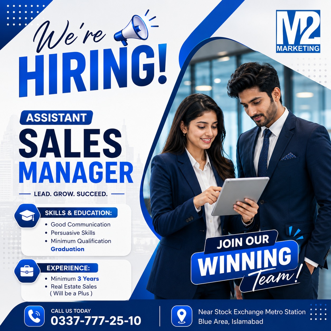 M2 Marketing Pvt. Ltd. Facebook ad: Here is Your Chance To Shine!