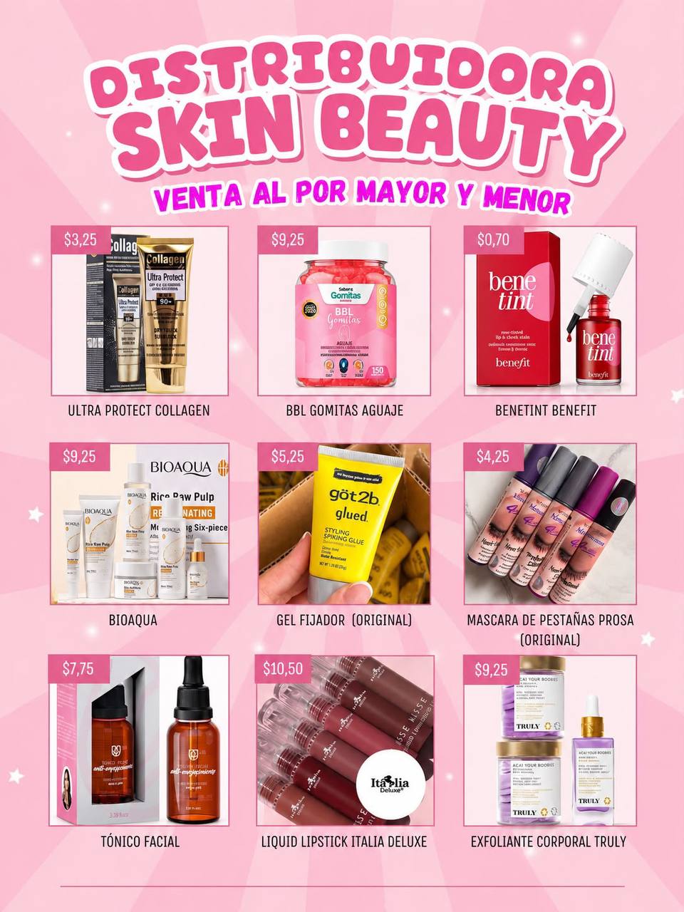 Distribuidora Skin Beauty Facebook ad: Chatea con nosotros