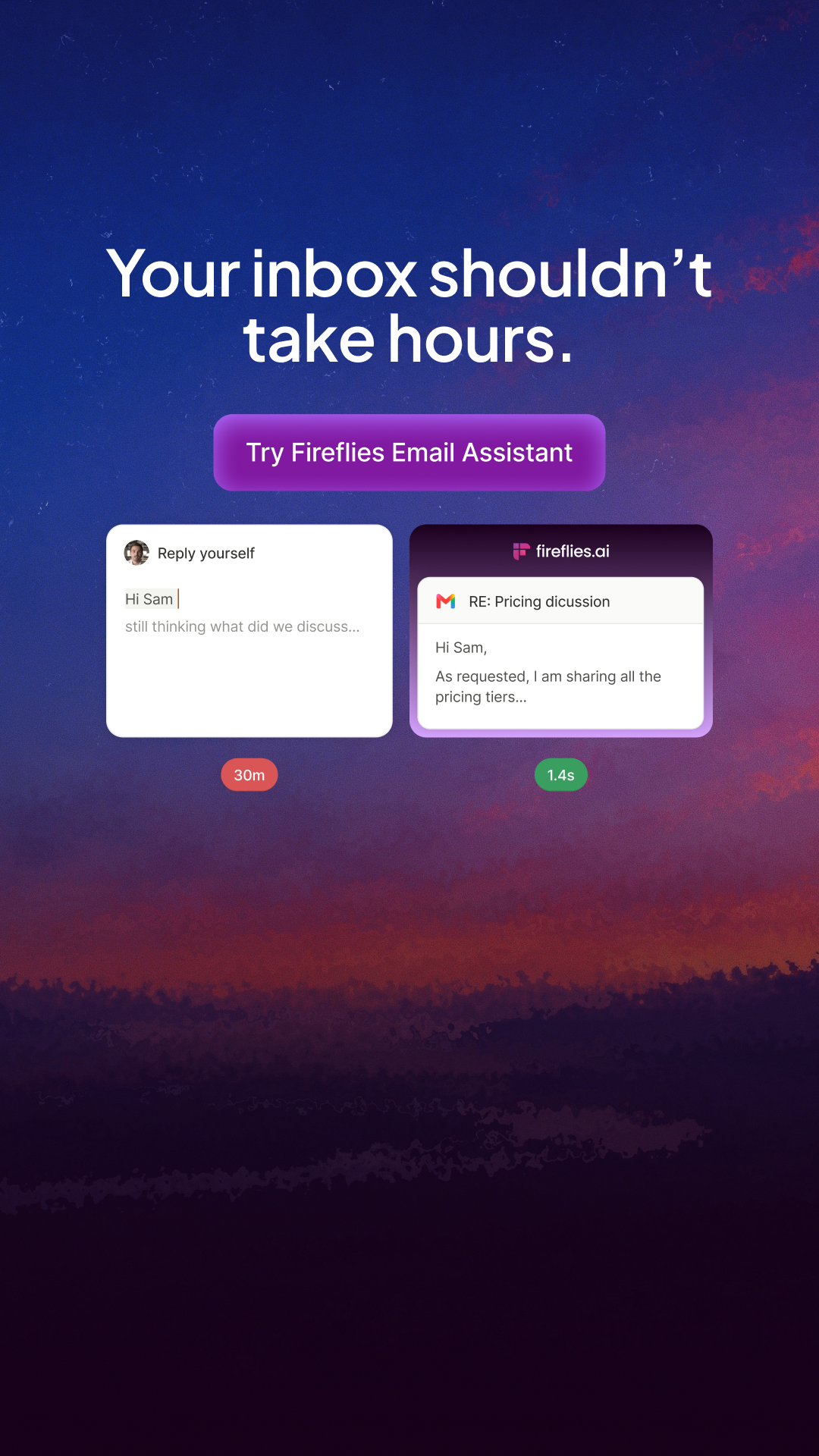 Fireflies.ai Facebook ad