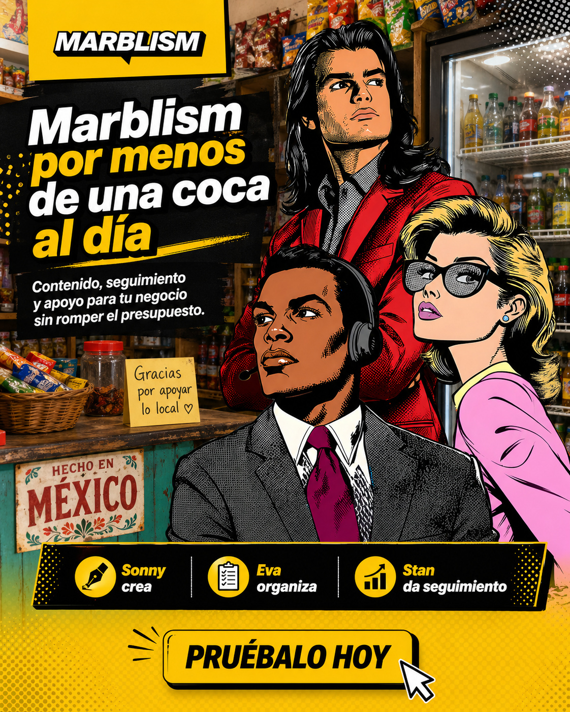 Marblism Facebook ad