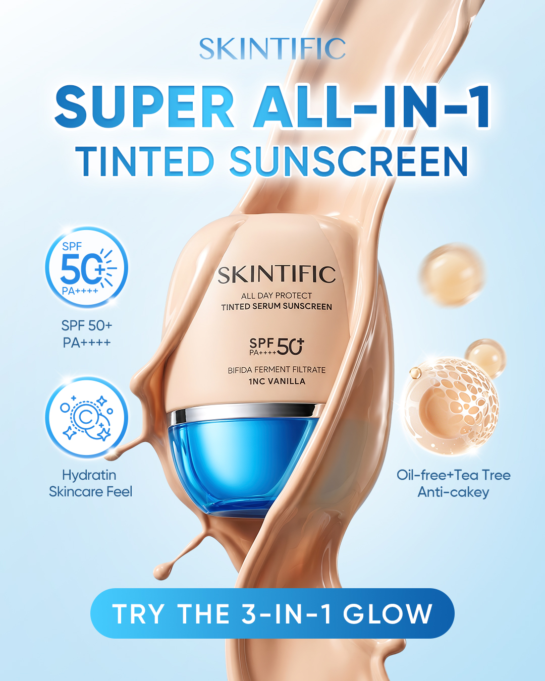 SkintificShop Facebook ad