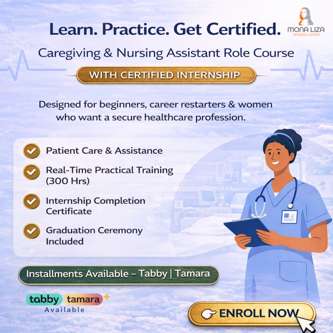 Mona Liza Training Center Facebook ad: Chat with us