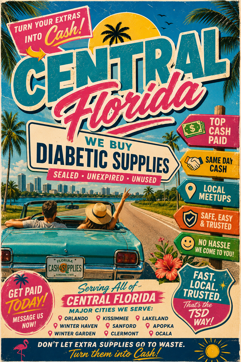 Test Strip Depot- Cash For Diabetic Supplies  Facebook ad