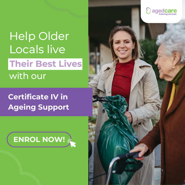 Aged Care Training Services Facebook ad
