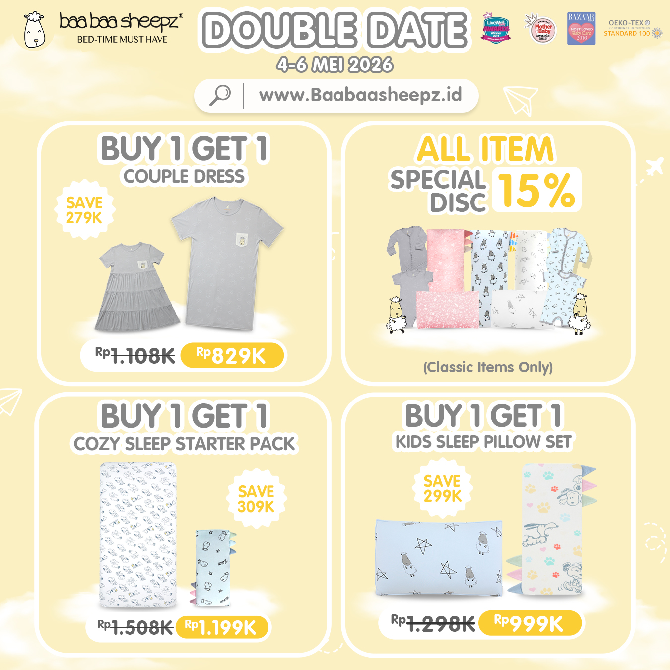 Baa Baa Sheepz Indonesia Facebook ad: BIG SALE 5.5 IS HERE