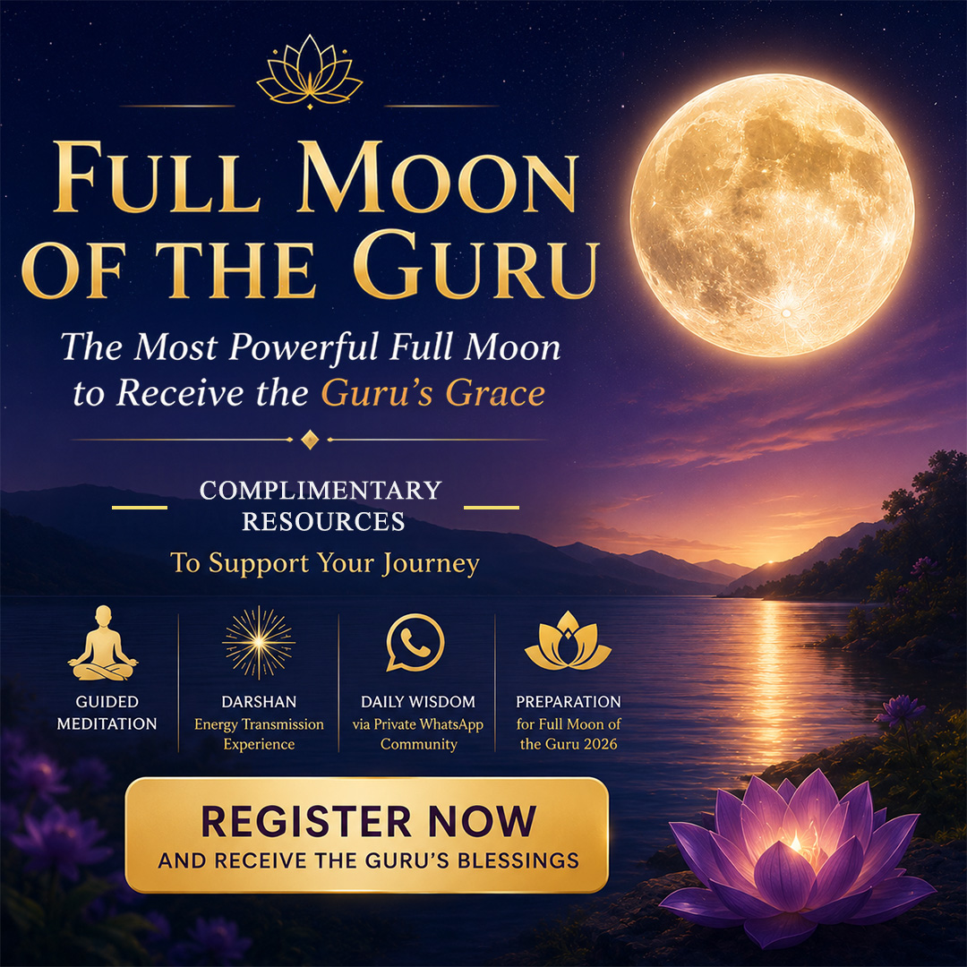 Pillai Center Facebook ad: Experience Guru Purnima 2026 with Complimentary Meditation…