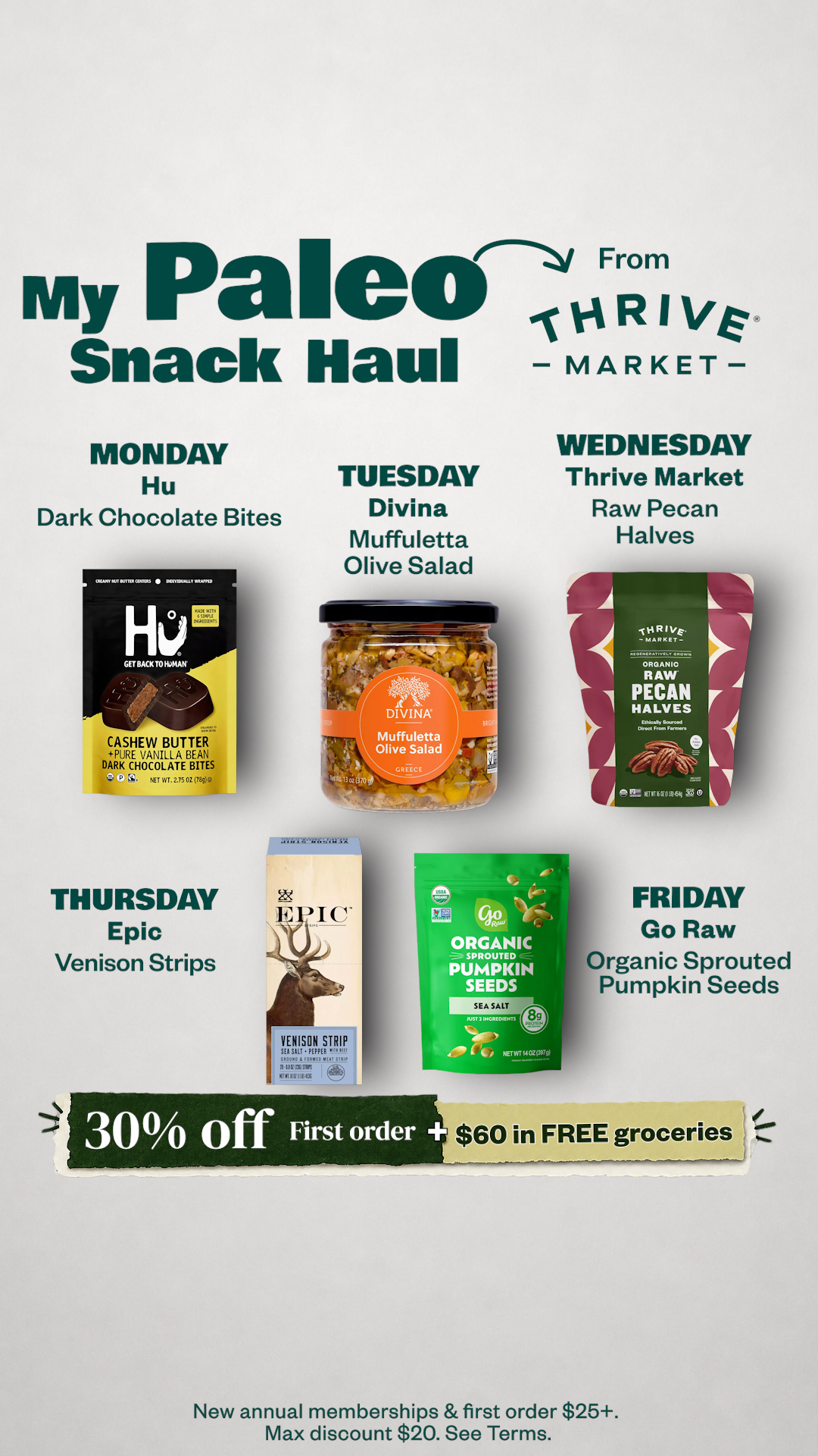 Thrive Market Facebook ad
