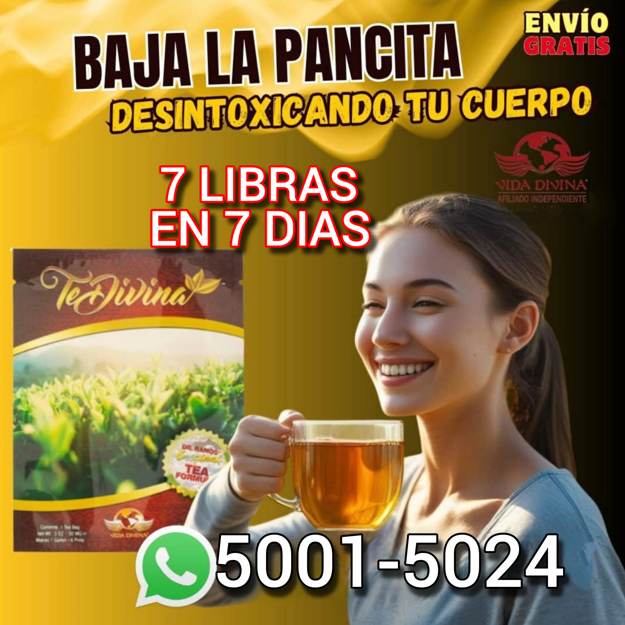 Vida Saludable Facebook ad: Atención