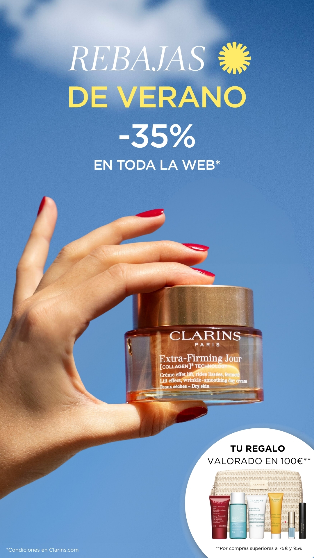 Clarins Facebook ad
