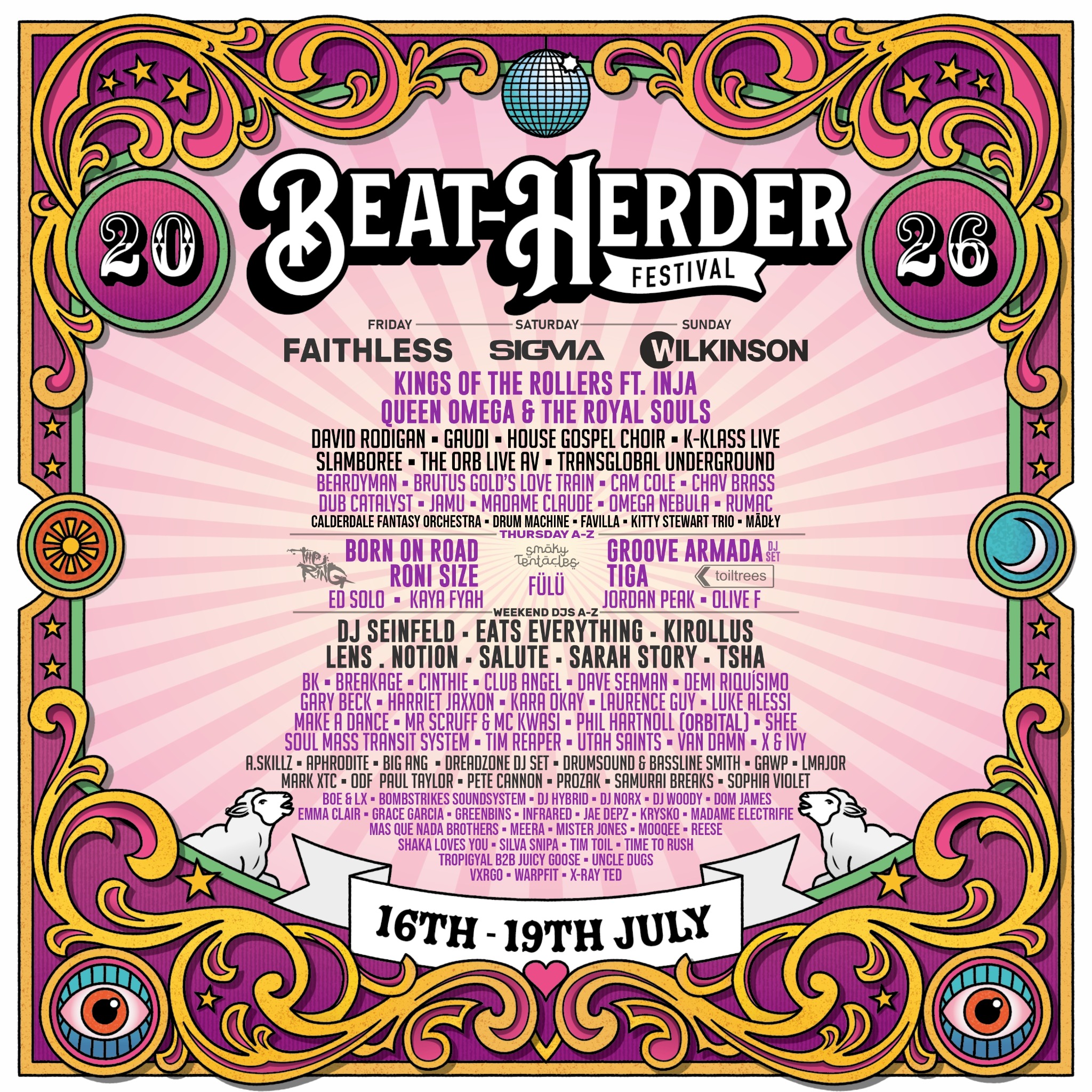 The Beat-Herder Festival Facebook ad