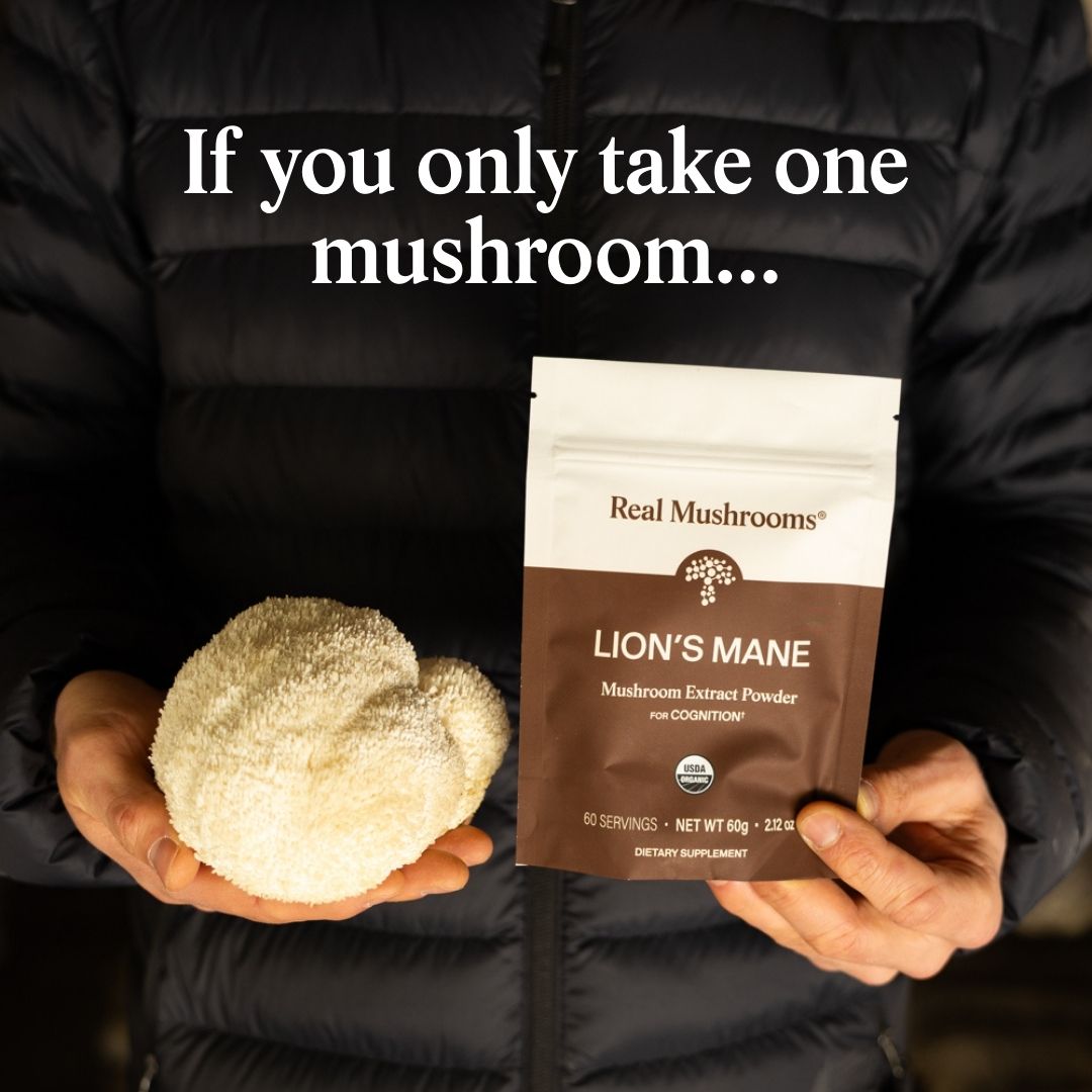 Real Mushrooms Facebook ad