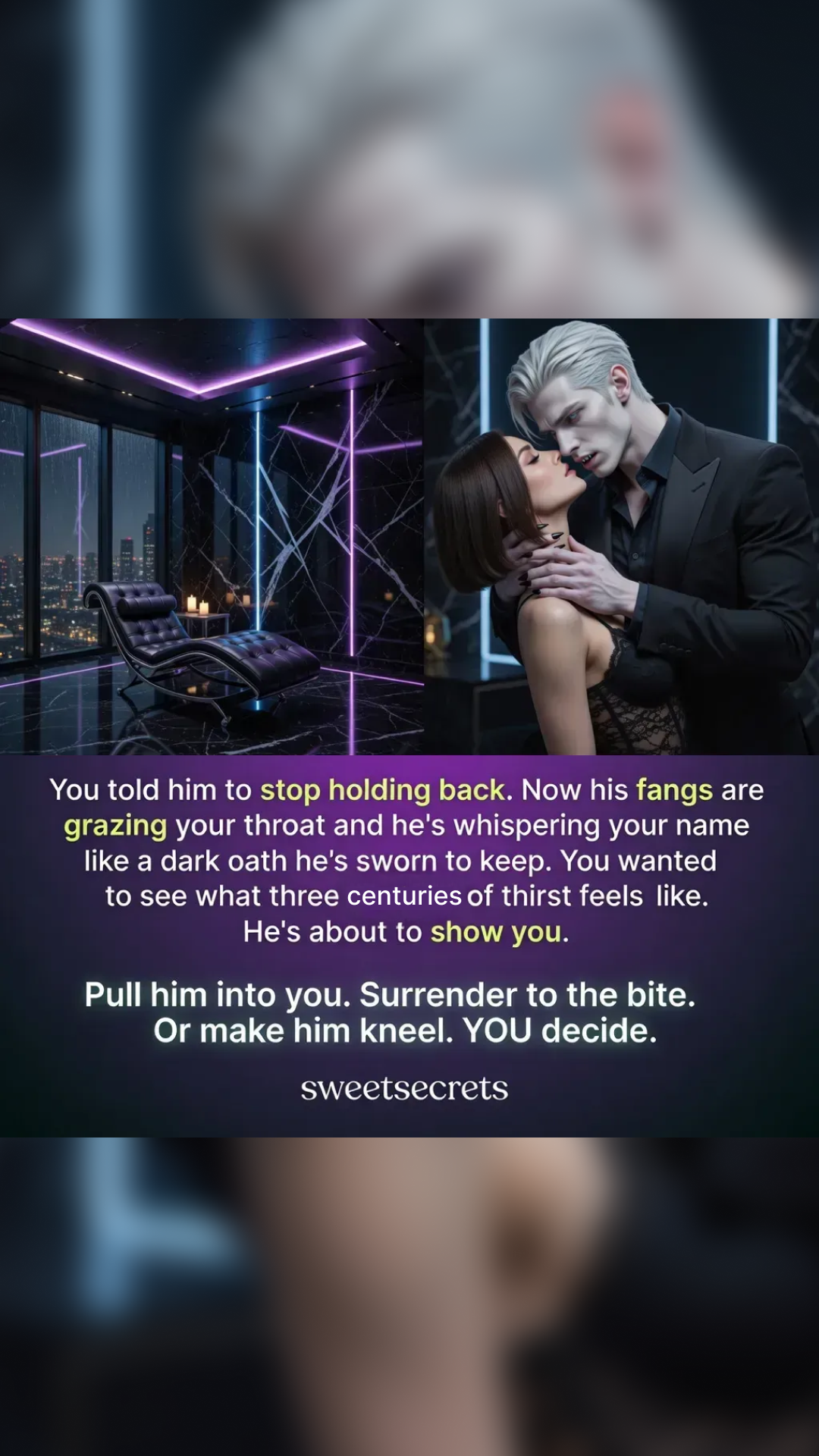 Sweetsecrets Facebook ad
