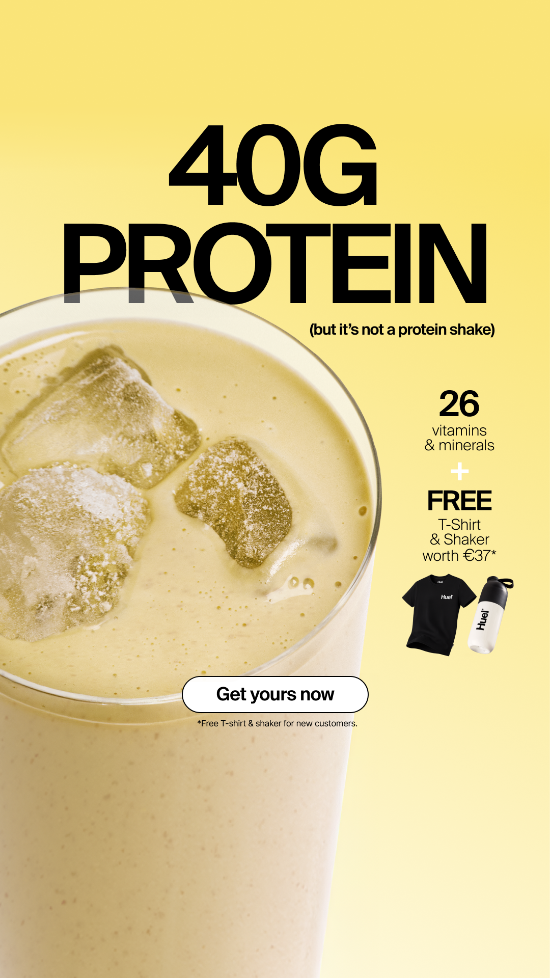 Huel Facebook ad