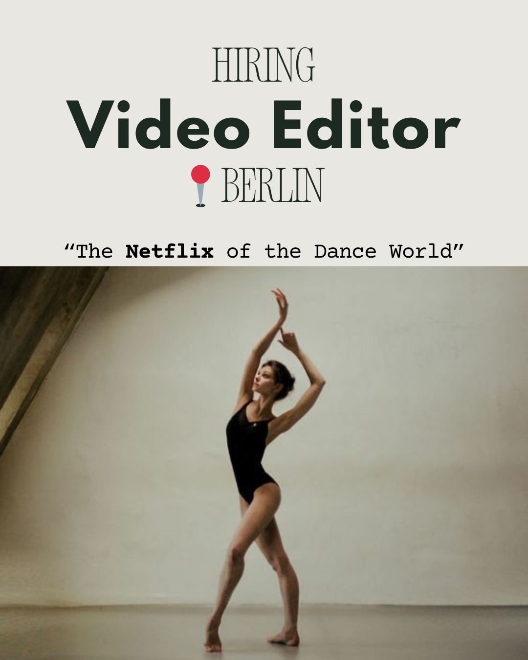 Dance Masterclass Facebook ad