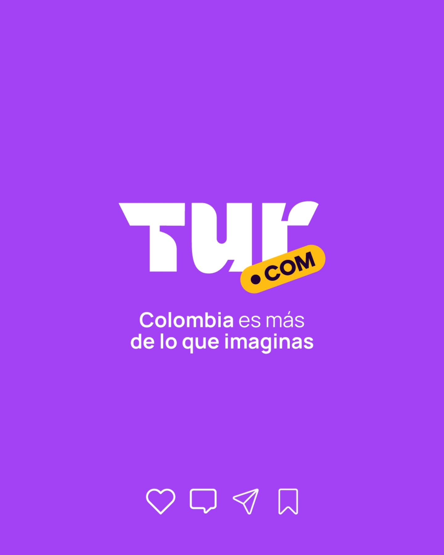 Tur.com Facebook ad: Tu viaje en Colombia no es una sola…