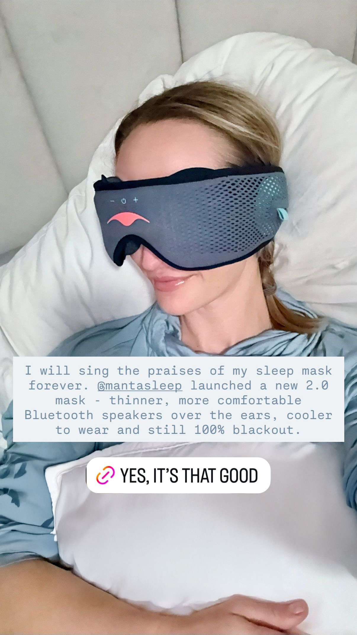Manta Sleep Facebook ad