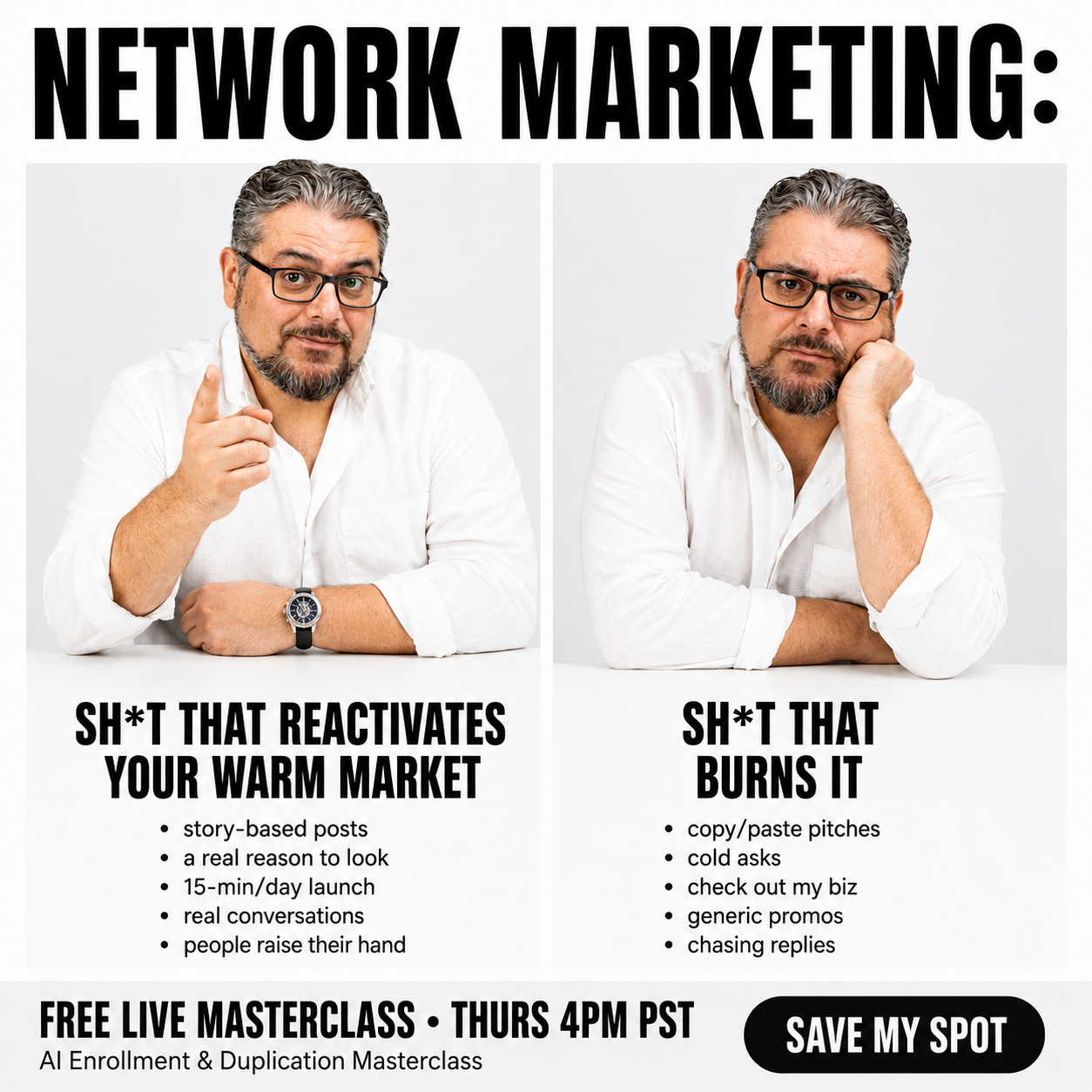Attraction Marketing Facebook ad