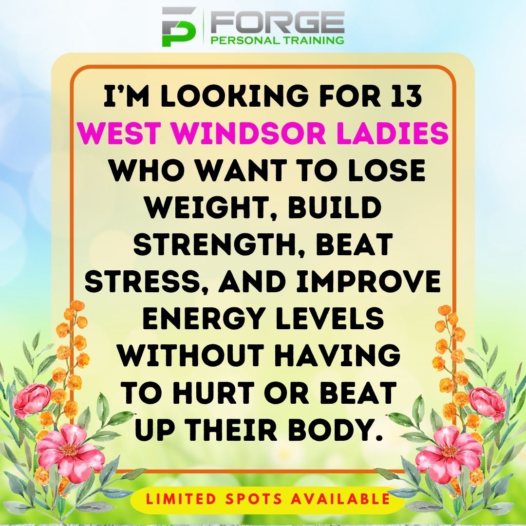Forge Personal Training Facebook ad: Small-Group Strength Training