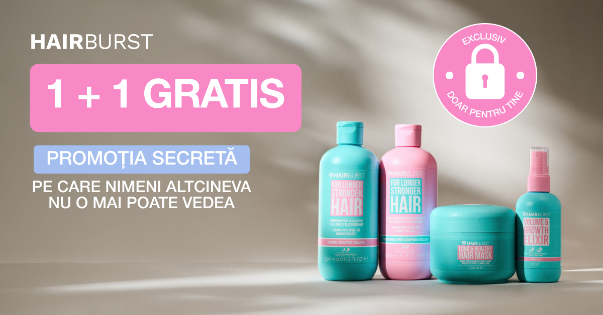 Hairburst Romania Facebook ad