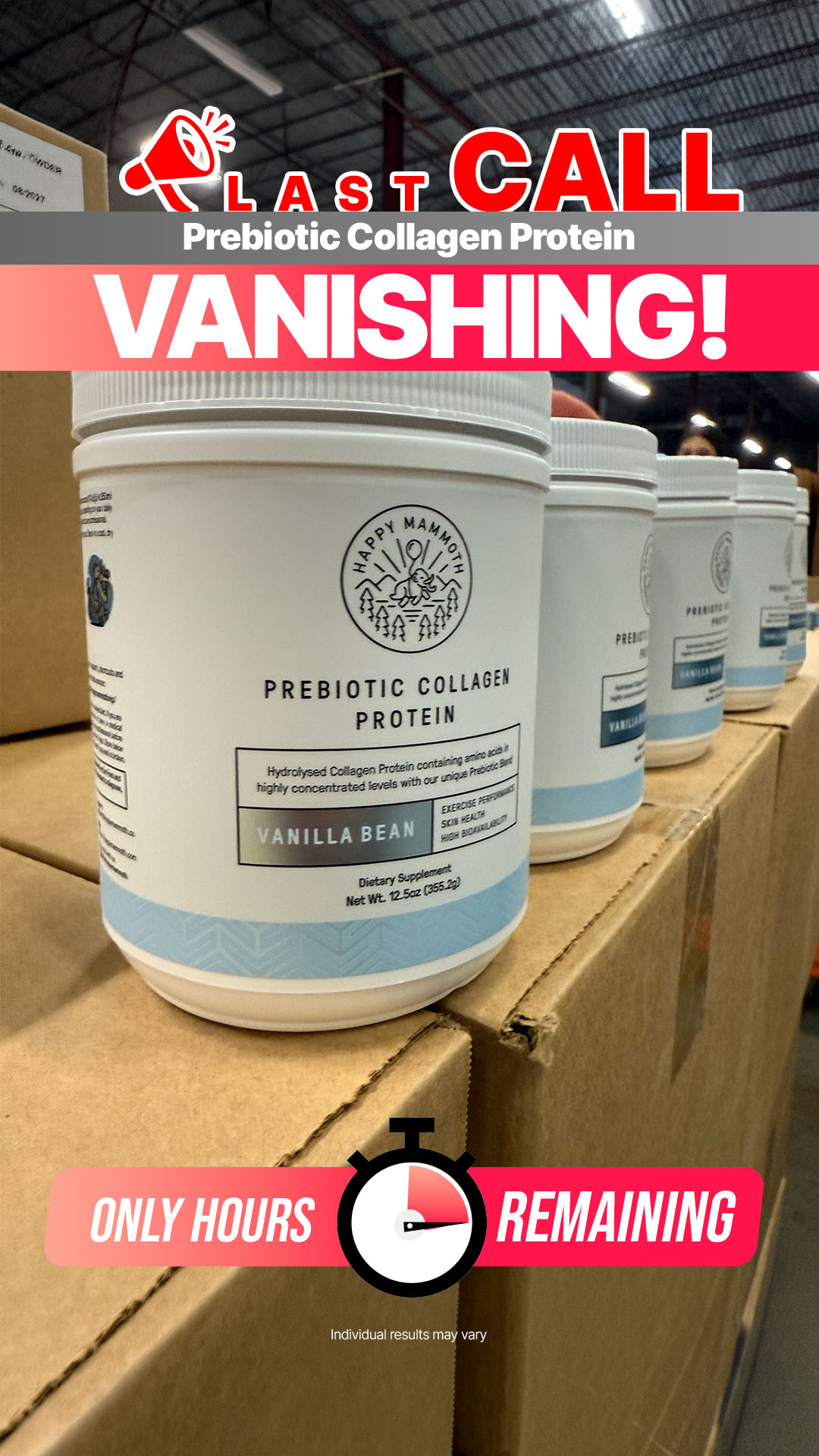 Happy Mammoth Facebook ad