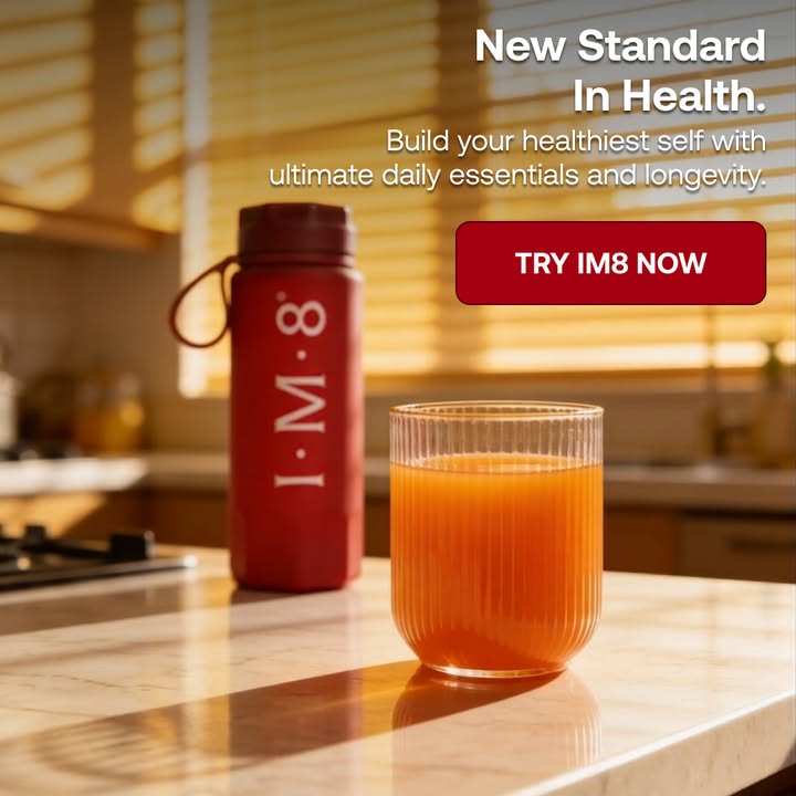 IM8 Global Facebook ad: The Beckham Stack: Nutrition Meets Longevity