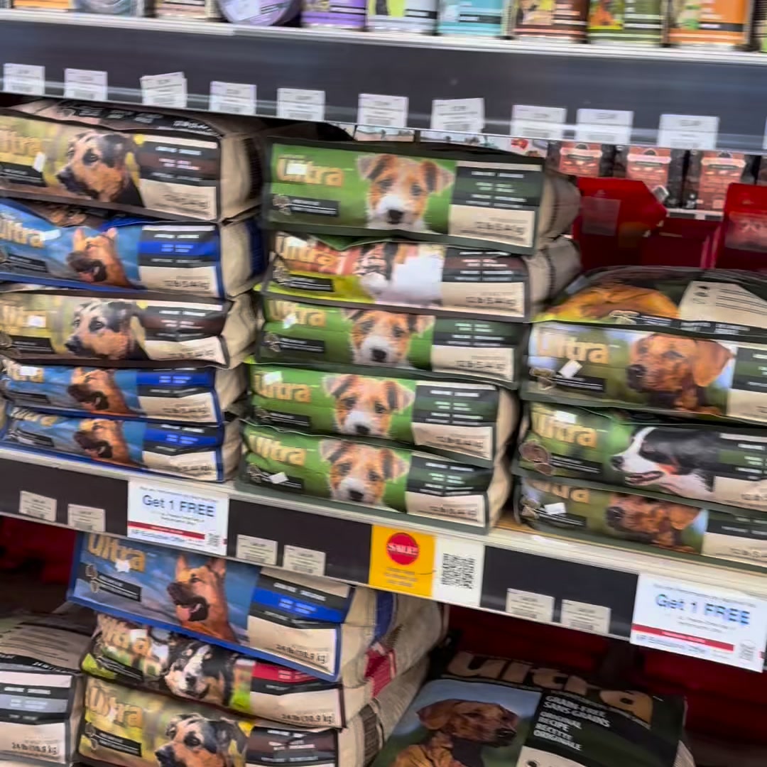 Pet Supermarket Facebook ad from May 15, 2026