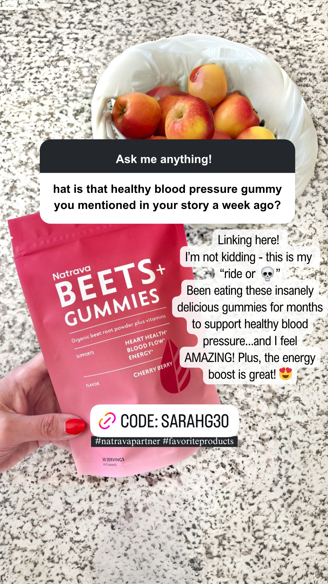 Sarah Gearino, Healthy Life Balance Facebook ad