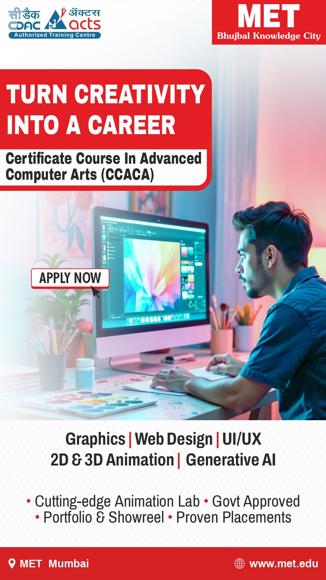 MET League of Colleges Facebook ad from Jun 3, 2026