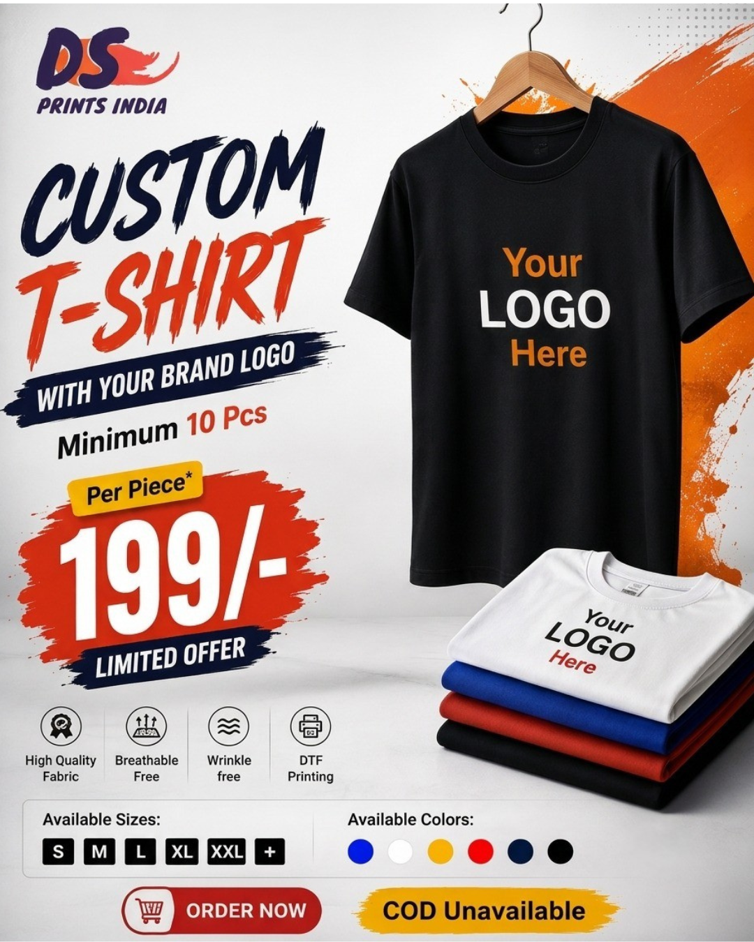 DS Prints India Facebook ad: Your Brand, Now Starting at ₹199