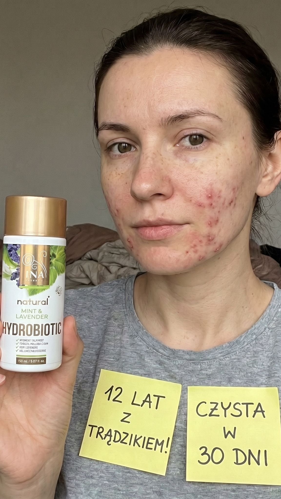 InaEssentials.pl - Kosmetyki Organiczne Facebook ad: 12 lat tradziku. I nagle te 30 dni.