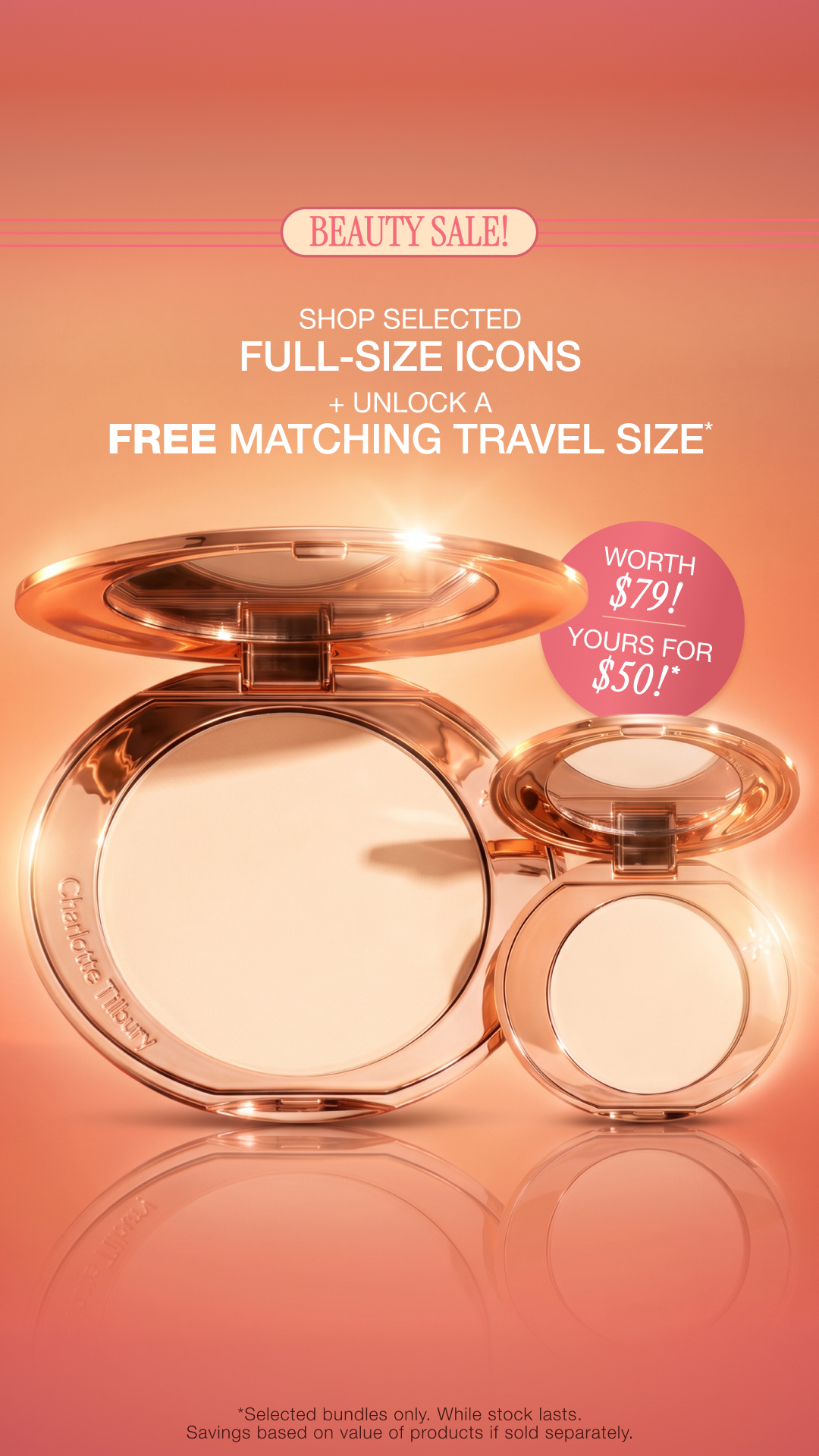 Charlotte Tilbury Facebook ad