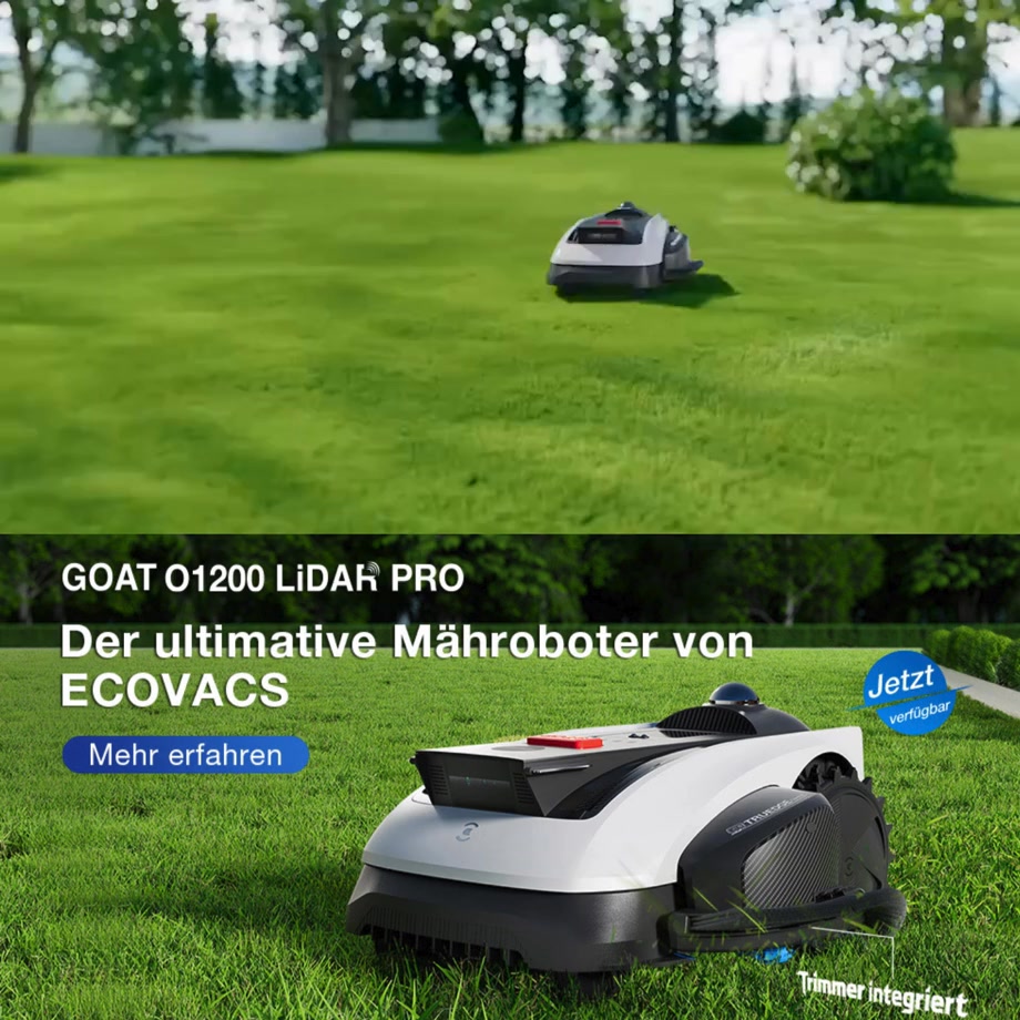 ECOVACS ROBOTICS Facebook ad: Sofort einsatzbereit in nur 1 Minute.