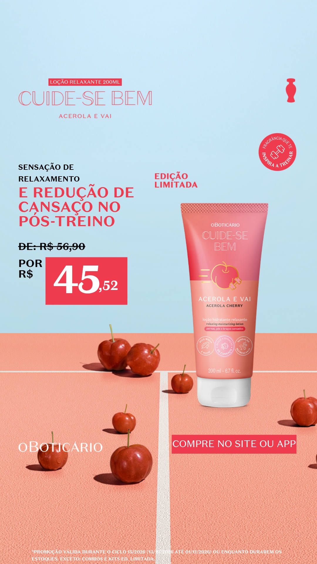 O Boticário Facebook ad: Nova Linha Cuide-se Bem