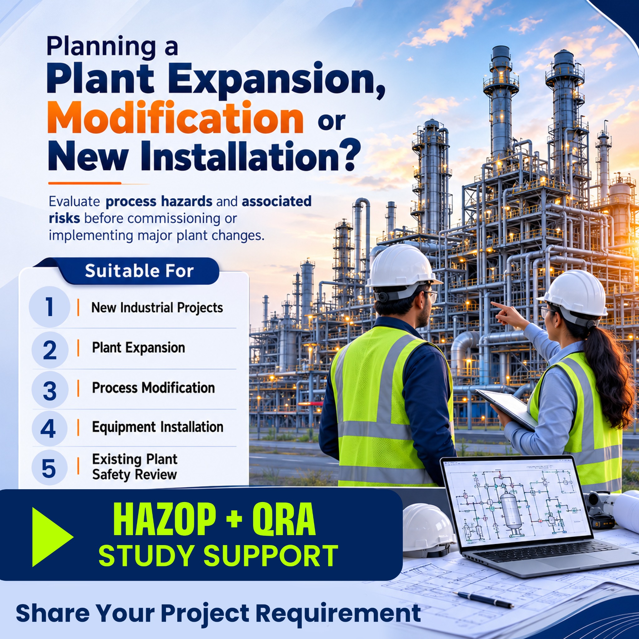 Engimates Resources & Energy Pvt Ltd Facebook ad: Planning a Plant Change? Assess the Risk Before…