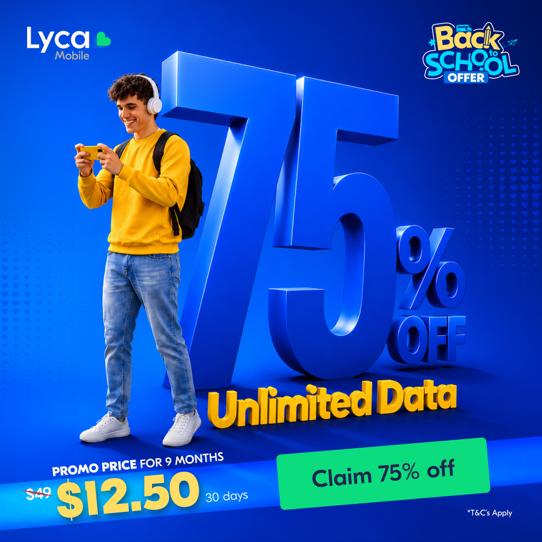 Lycamobile USA Facebook ad