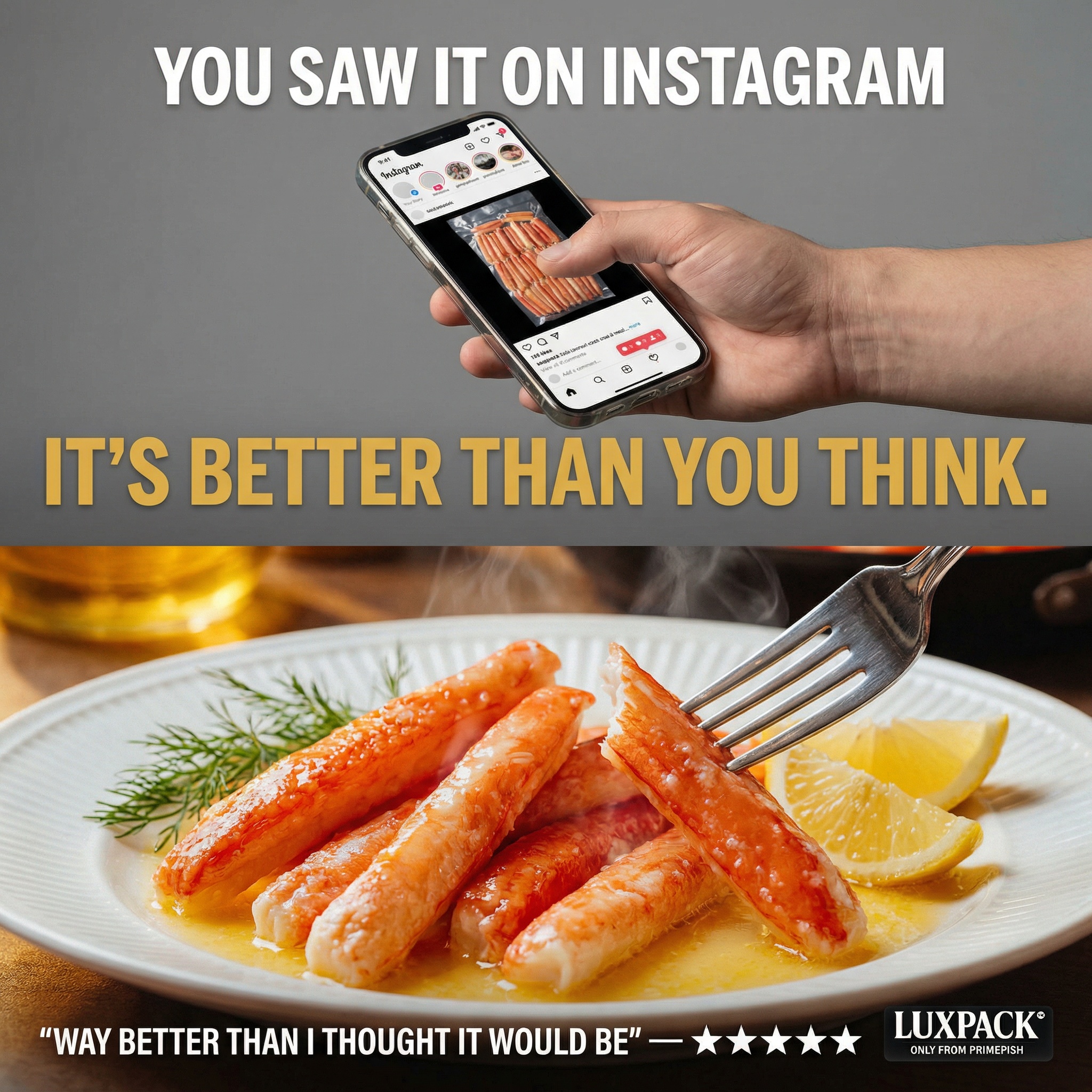 PrimeFish Seafood Co. Facebook ad