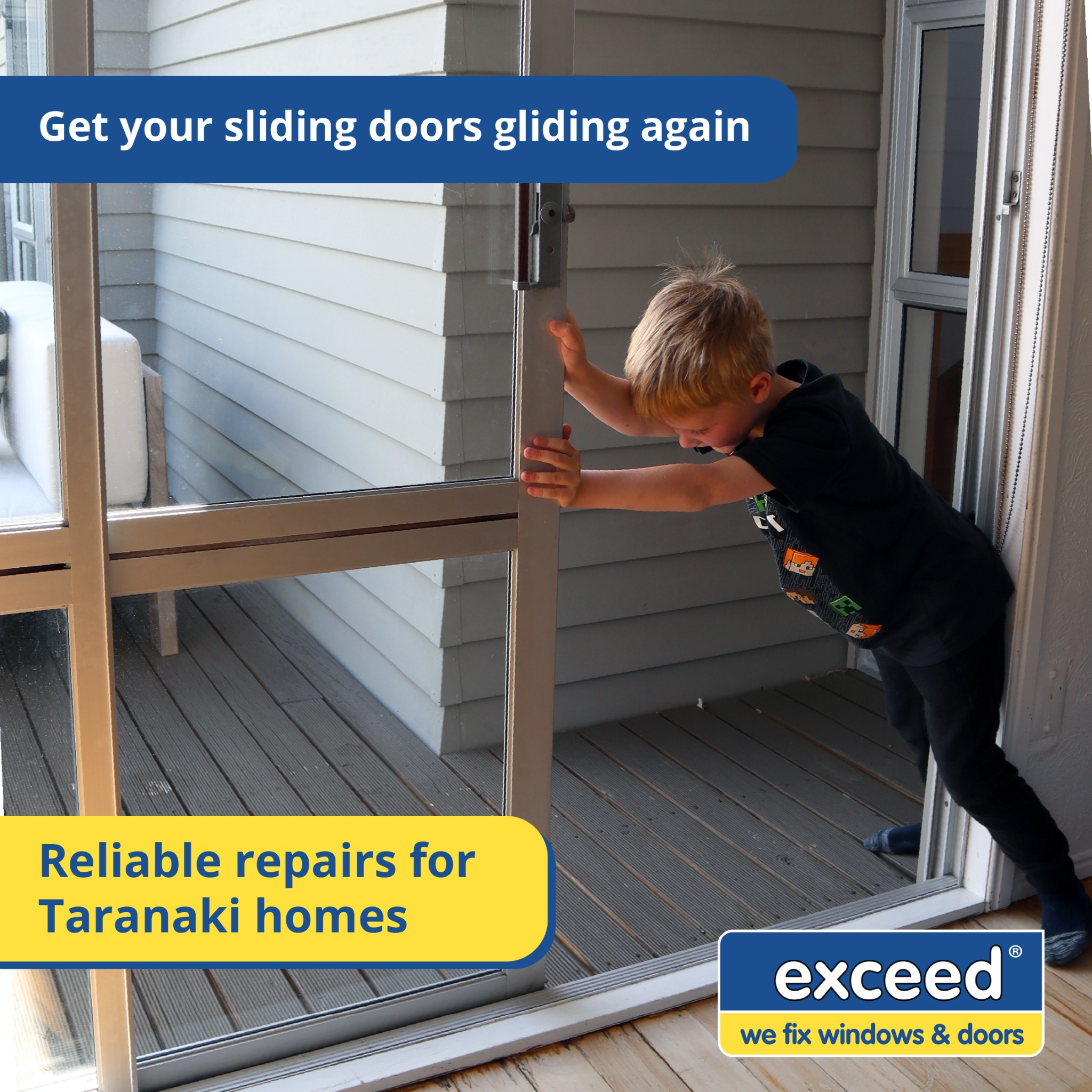 Exceed - we fix windows & doors Facebook ad
