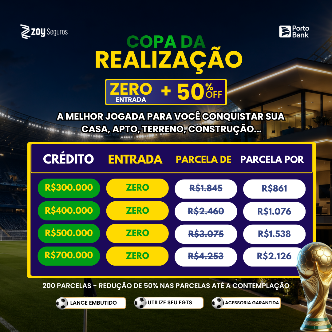 Michele Consórcio Facebook ad: Você tem R$0 de entrada e ainda pode sair com R$300.000 em…