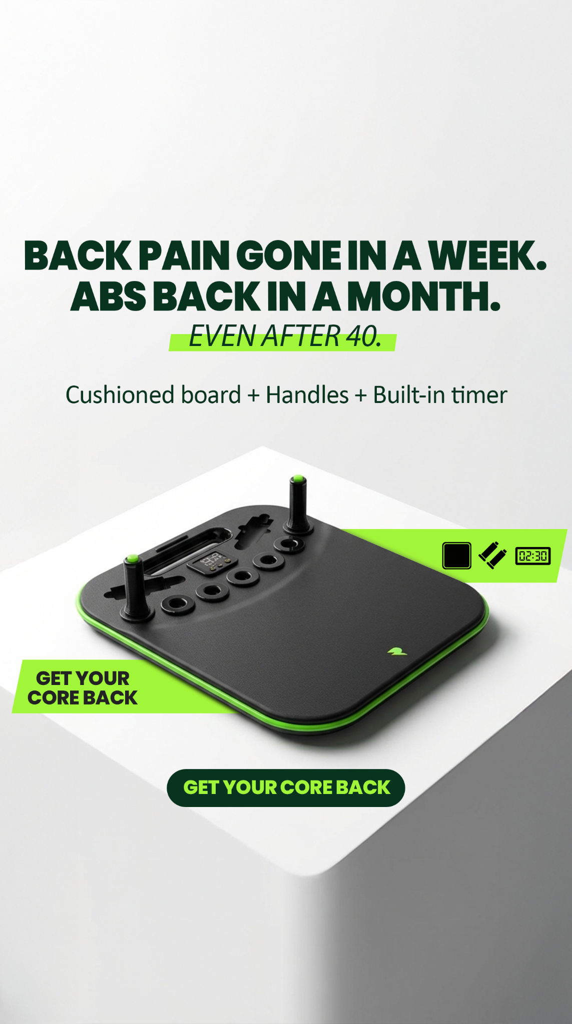 Adam Copeland - Pure Plank Co‑Founder Facebook ad