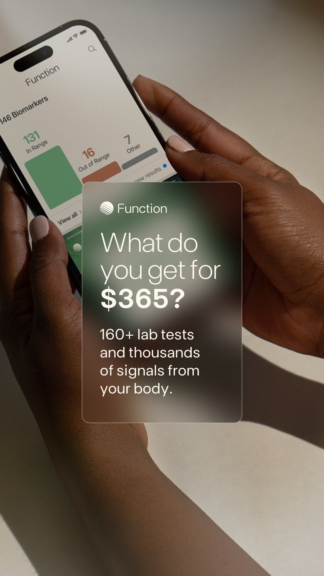 Function Health Facebook ad