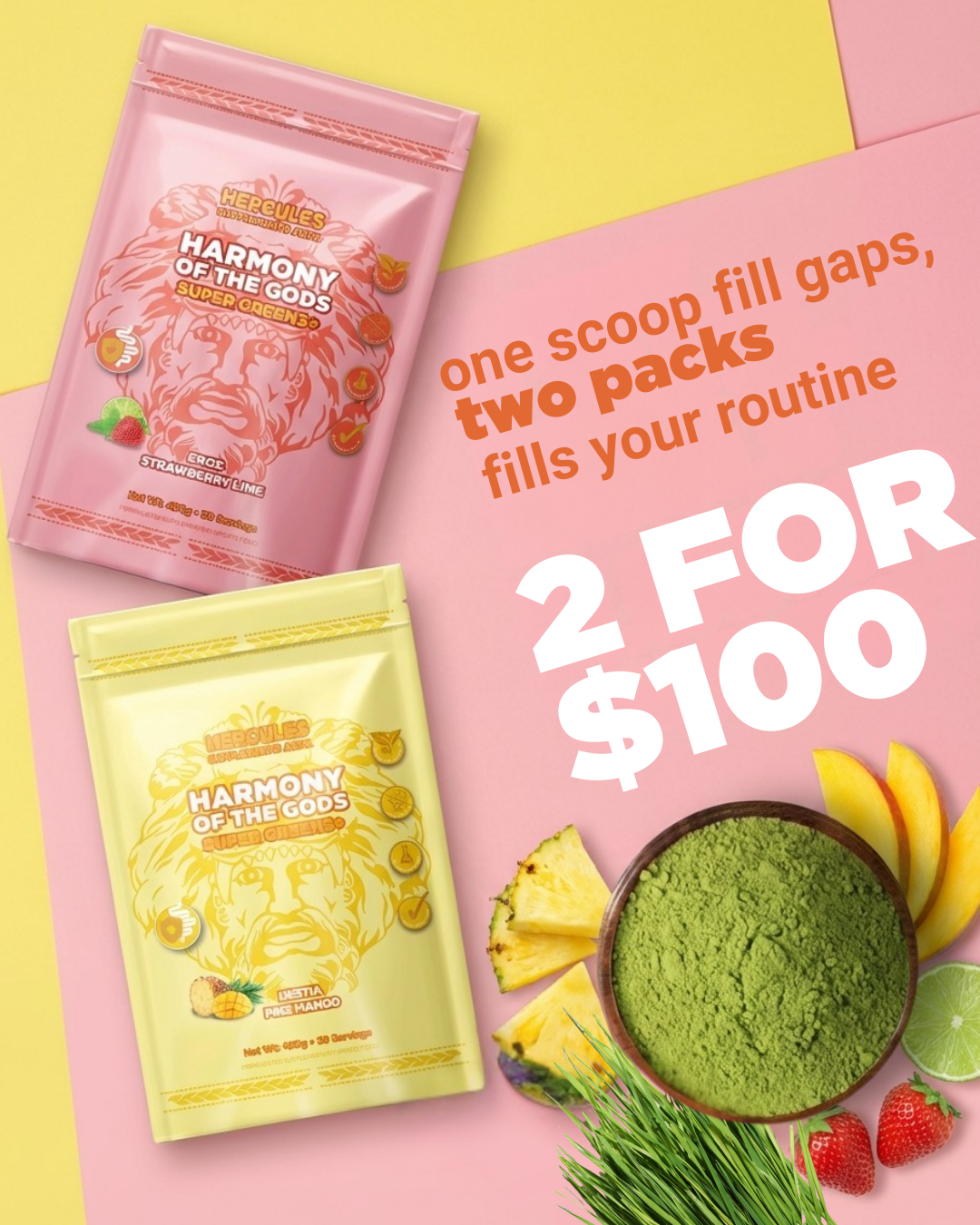 Hercules Supplements Aust Facebook ad