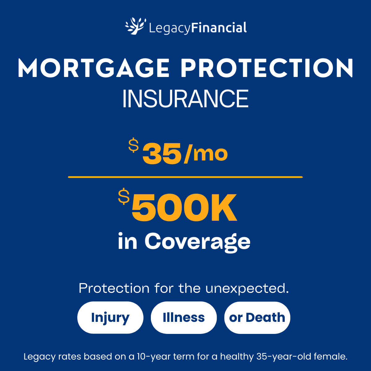 Legacy Financial Facebook ad