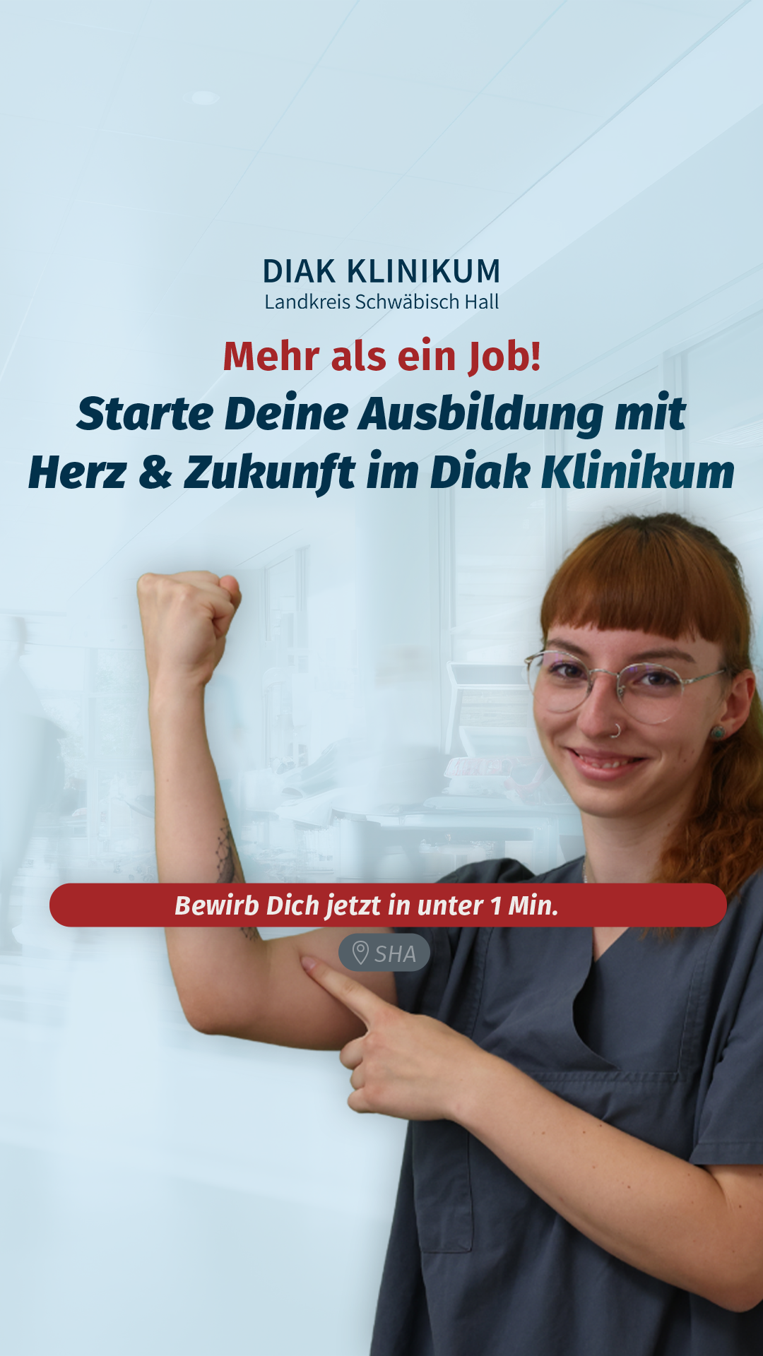 Diak Klinikum Facebook ad from Nov 17, 2025