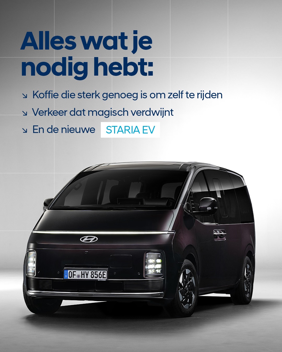 Hyundai Belgium Luxembourg Facebook ad: Een GPS die werkt is leuk.