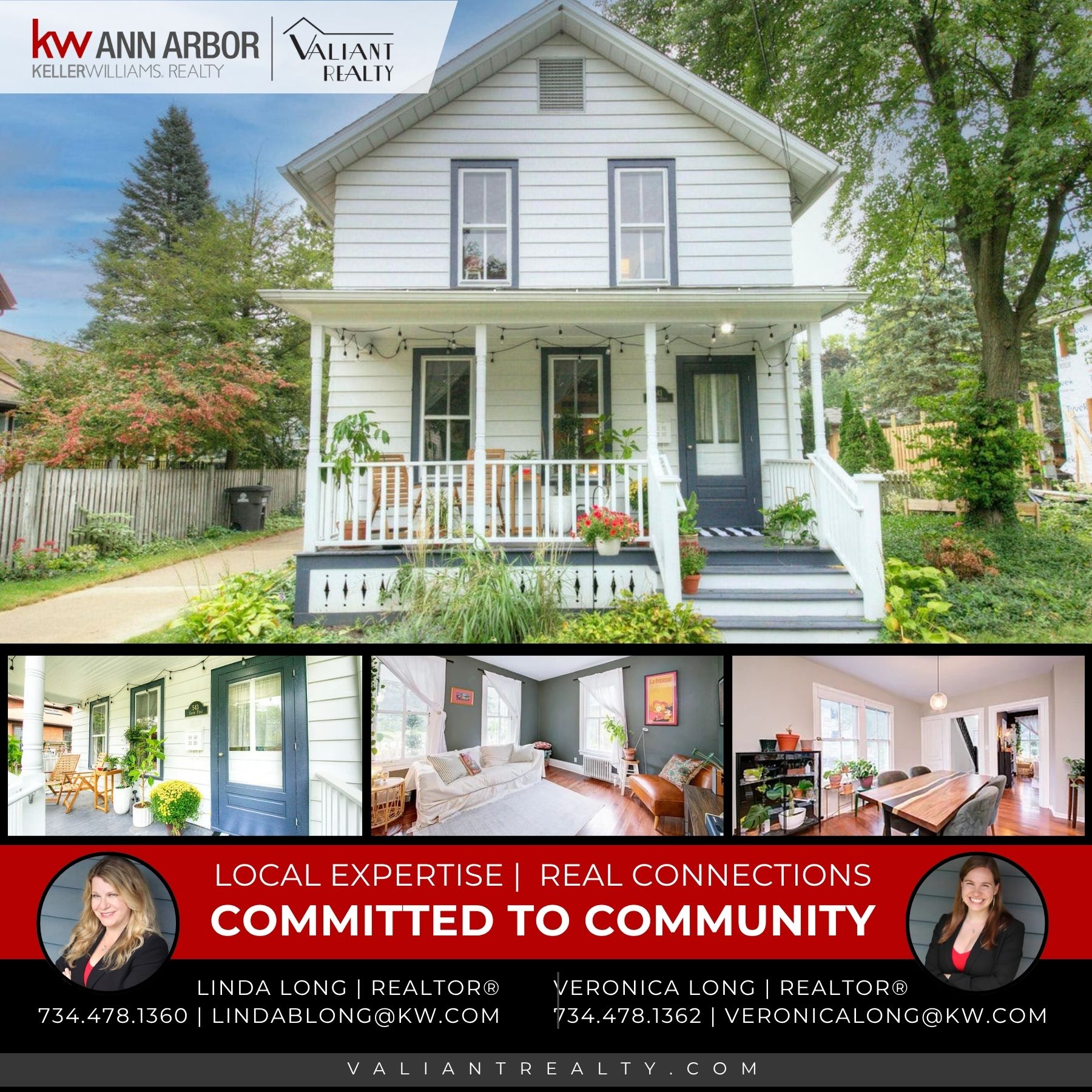 Valiant Realty - Keller Williams Realty Facebook ad: Your SE Michigan Realtors | Valiant Realty