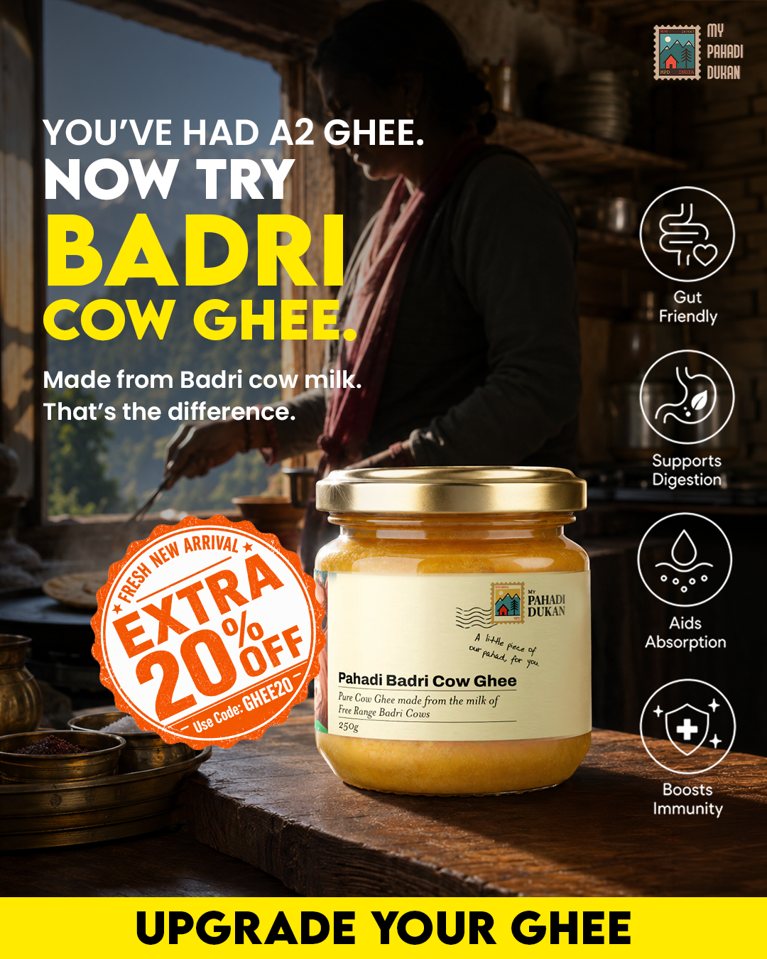 My Pahadi Dukan Facebook ad