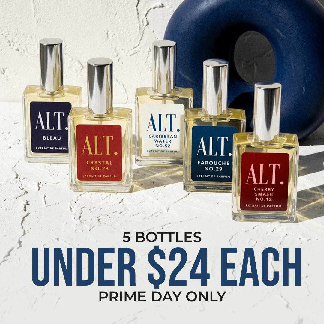 ALT. Fragrances Facebook ad: Prime Day Sale: 20% OFF ALT Fragrances